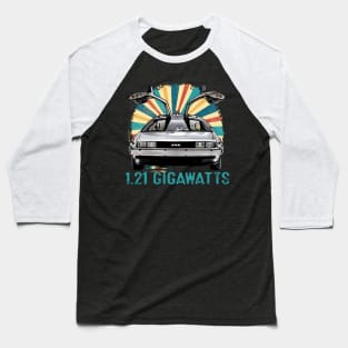 Back to the Future - DMC DeLorean Baseball T-Shirt